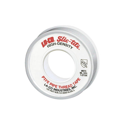 LA-CO 44095 Slic-Tite PTFE Pipe Thread Tape, Premium Grade [260" Length, 1/2" Wide], Pink