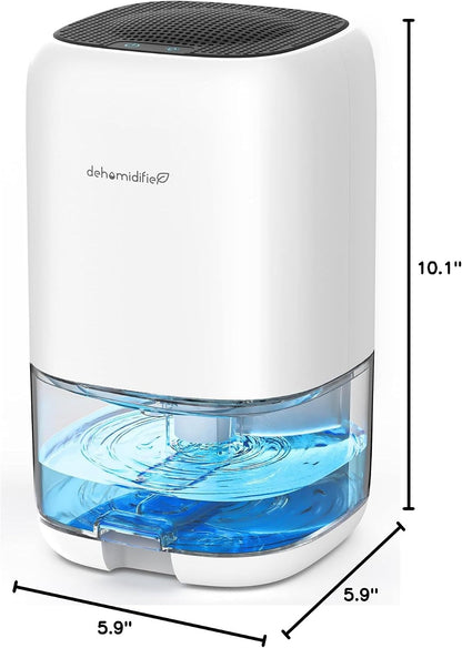 Dehumidifier, 35 OZ Small Dehumidifiers for Bedroom for Home, Quiet with Auto Shut Off, Dehumidifiers for Bedroom (280 sq. ft), Bathroom, RV, Closet, White