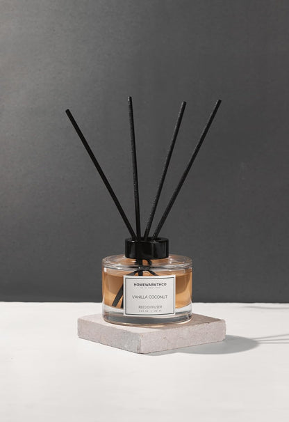 Clean Linen Reed Diffuser Set - Luxury Fragrance Reed Diffusers for Home. Office, Bathroom, Kitchen and Home Decor - Long-Lasting Scent with Non-Toxic Oils (5.63 oz, 160ml)