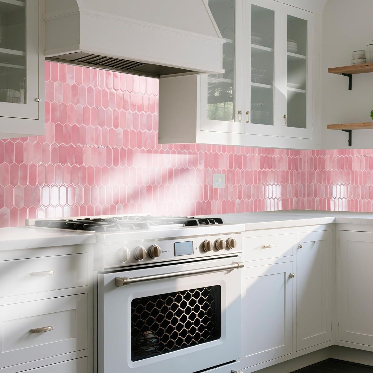 Art3d 10-Sheet Heavy-Duty Peel and Stick Backsplash, Self-Adhesive Vinyl Wall Tiles for Kitchen Countertop Bathroom, White