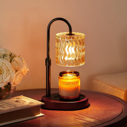Homelist Candle Warmer Lamp with Timer, Height Adjustable Candle Lamp, Home Decor, Wax Melt Warmer for Birthday Chrismas Holiday Gifts for Mom, Women, Sister