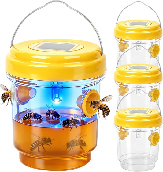 4Pcs Wasp Traps Outdoor Hanging