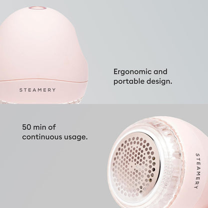 Steamery Fabric Shaver Pilo 1, Lint Remover for Pills and Bobbles, 5W, Portable, Rechargeable, Ergonomic, Scandinavian Design, Grey