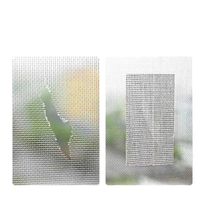 Screen Repair Tape, Window Screen Repair Tape Self Adhesive Screen Tape Mesh Repair Window Screen Tape Fine Mesh Screen Patches for Windows Doors (White)