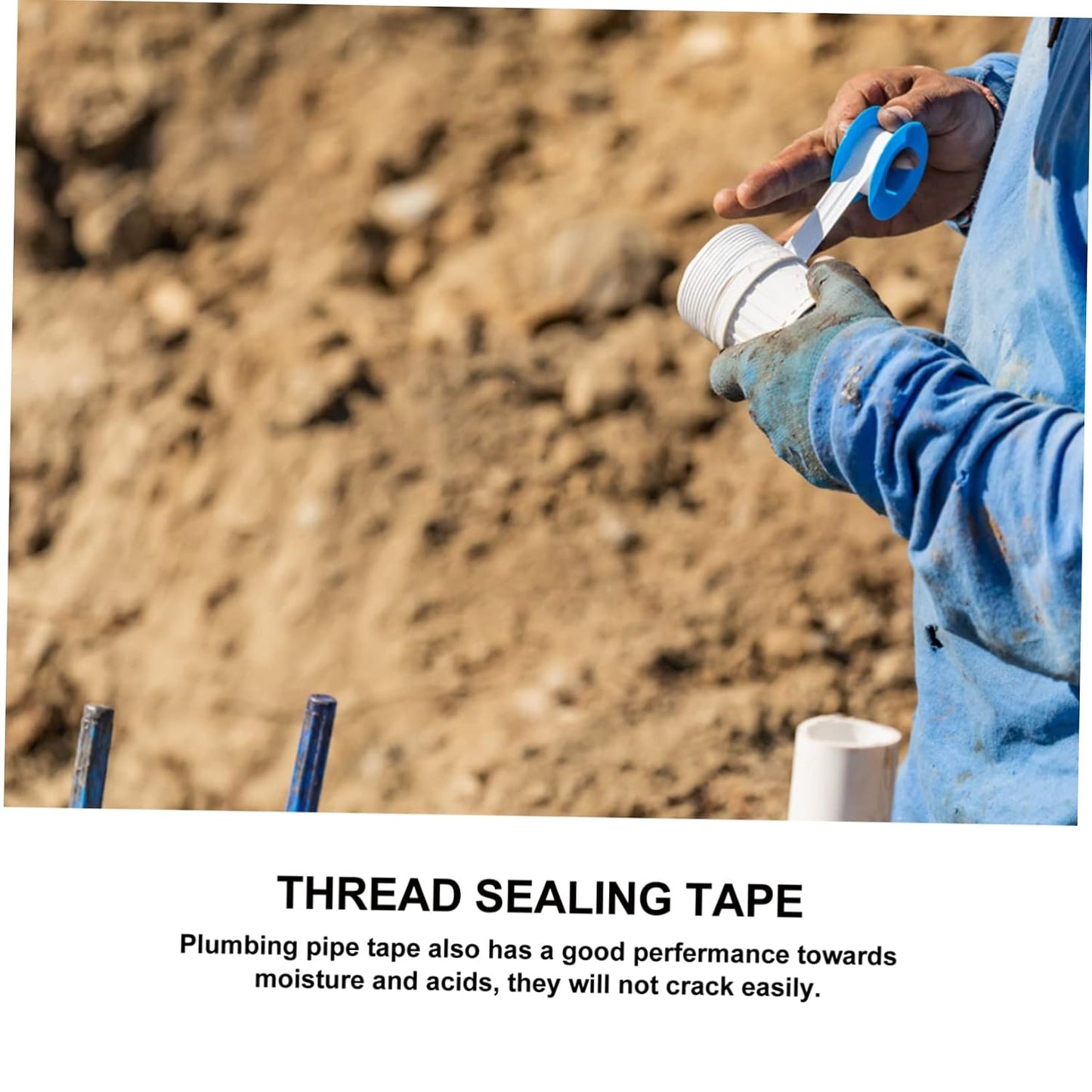 30pcs Thread Sealant Tape PTFE Leakproof Seal Tape for Plumbing Thread Sealant Mastic