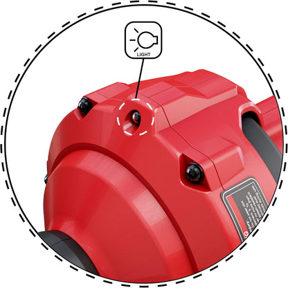 POPULO 120V Auto Feed Drain Auger,23 FT Drain Snake Suitable For 3/4"-2" Pipes For Unclogging Sinks,Shower Floor Drain and Outdoor Drain Pipe.Plumbers Snake Cleaner Include Glove,Cloth Bag