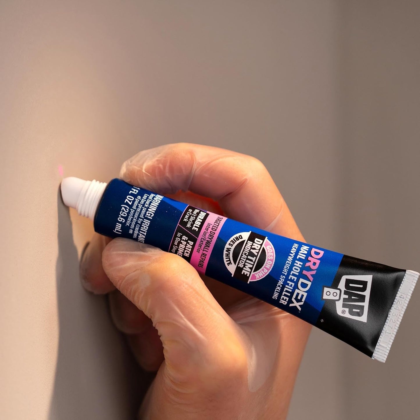 DAP DryDex Dry Time Indicator Spackling, Pink/White, 1 oz (7079800944)