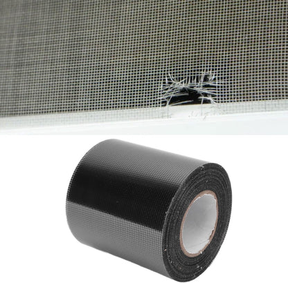 FTVOGUE Window Screen Repair Tape, 80mm x 9.15m Transparent Self Adhesive Mesh Patch for Mesh Doors Tents Pool Net Car Screens Camping Tarps (Gray)