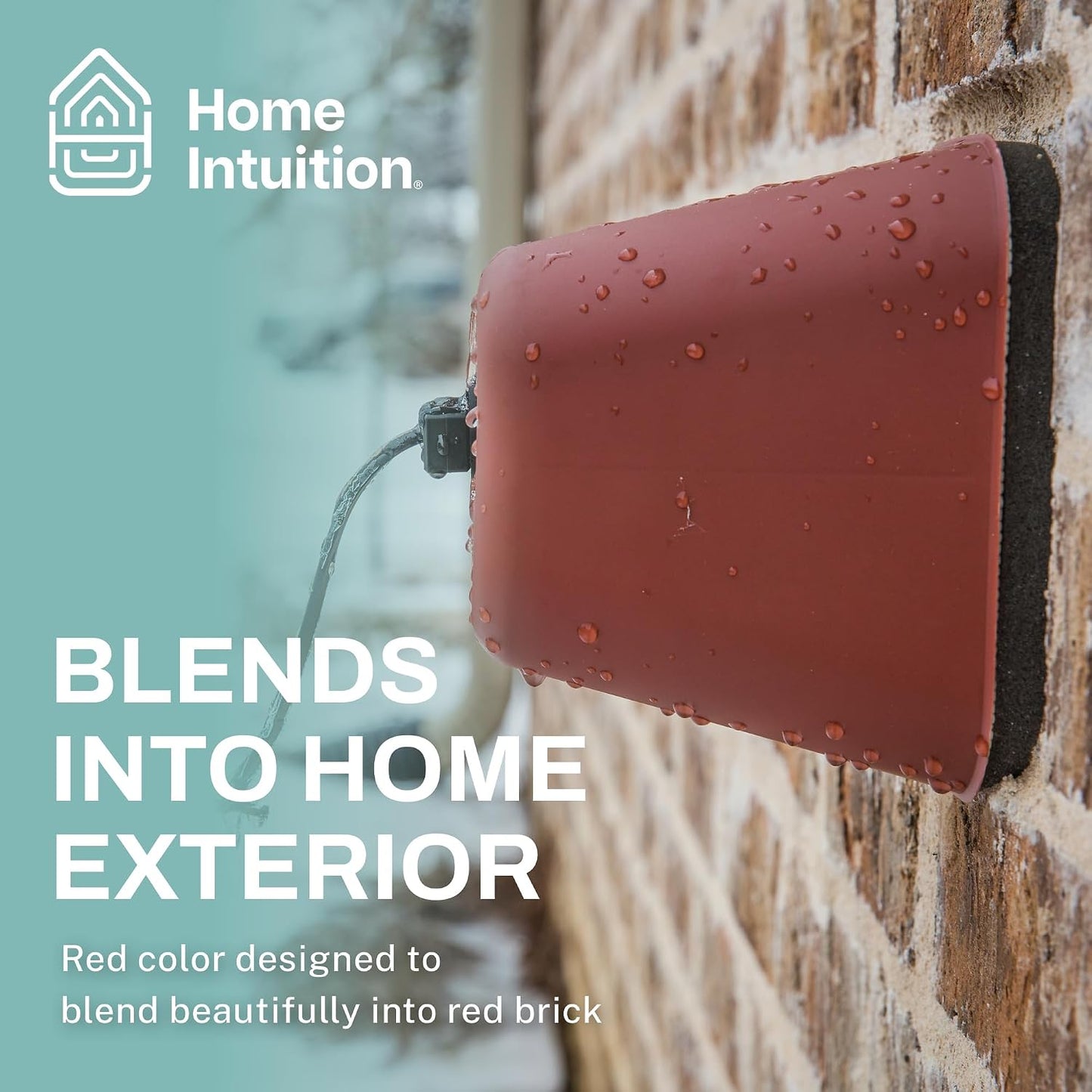 Home Intuition Outdoor Foam Faucet Covers for Winter Freeze Protection, 2 Pack