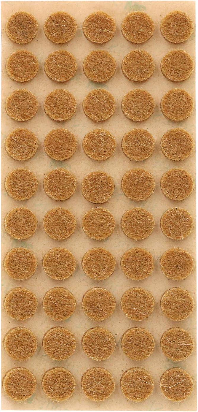 Furniture Felt Pads 3/8" (10mm) Diameter Round 3M Self Adhesive Protects Kitchen Cabinets, Drawers, Desks and Furniture Against Bumps and Scratches 100 Pack - Grey
