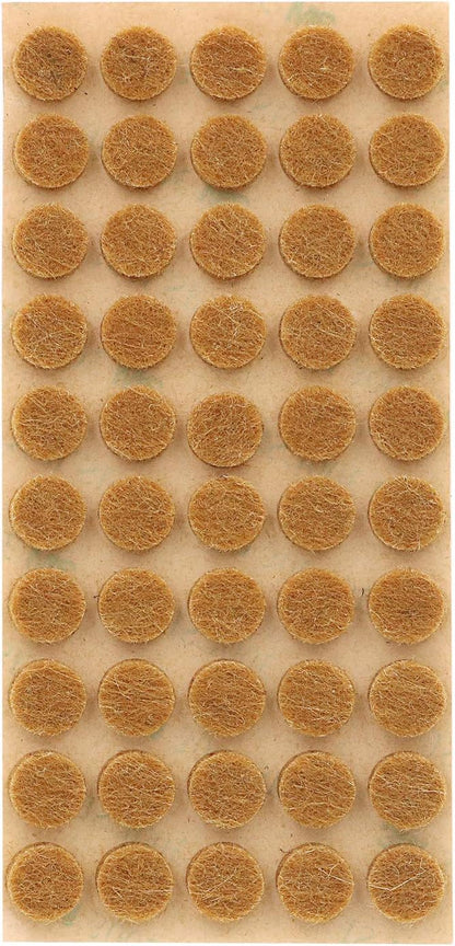 Furniture Felt Pads 3/8" (10mm) Diameter Round 3M Self Adhesive Protects Kitchen Cabinets, Drawers, Desks and Furniture Against Bumps and Scratches 100 Pack - Grey