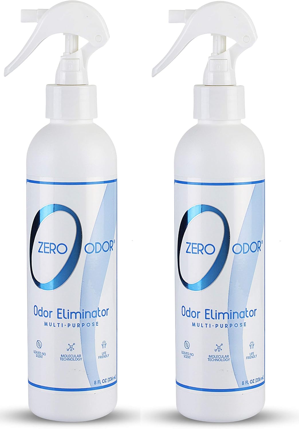 Zero Odor – Multi-Purpose Odor Eliminator - Air & Surface Odor – Patented Technology for Bathroom, Kitchen, Fabric, Closet- Smell Great Again, 16oz