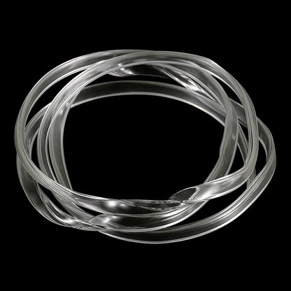uxcell U Channel Edge Trim, 4.9ft Length Soft Rubber Guard Seal Strip Edge Protector Fit for 1-2mm Edge, (9/32" W x 5/32" H) Clear