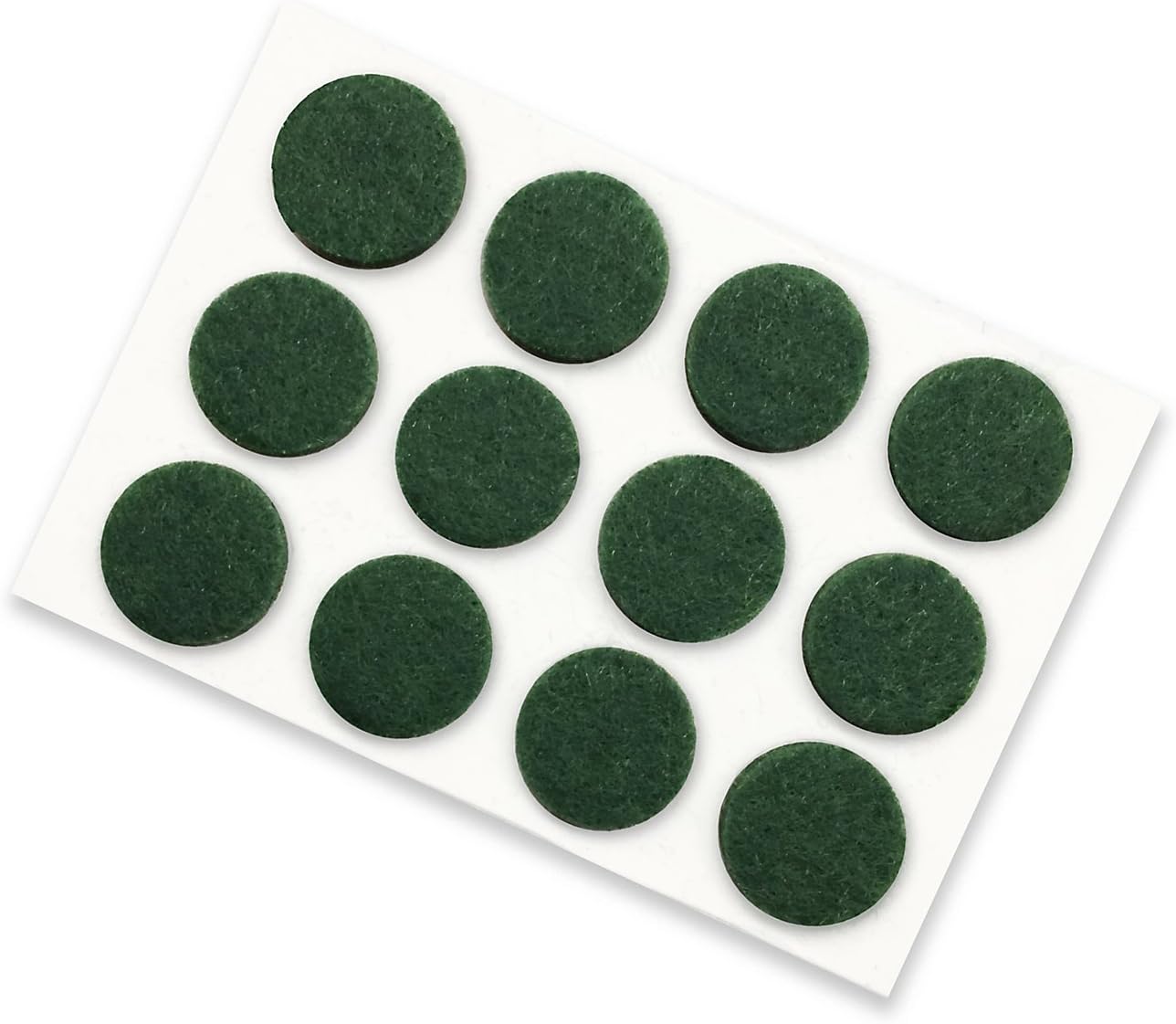 9421 3/8-Inch Self-Adhesive Felt Furniture Pads, 28-Count, Green