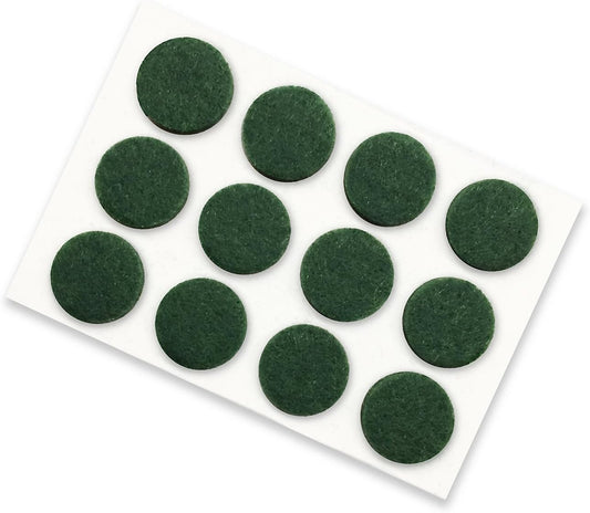 9421 3/8-Inch Self-Adhesive Felt Furniture Pads, 28-Count, Green