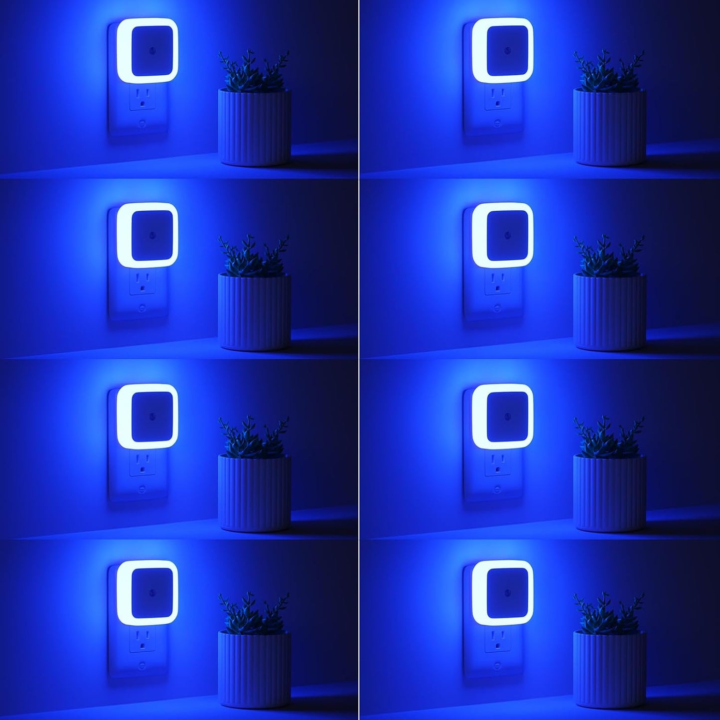 Sujeet Night Light, Night Lights Plug into Wall 8-Pack, Nightlight Plug in Night Light, Dusk to Dawn Night Lamp Led (Warm White)