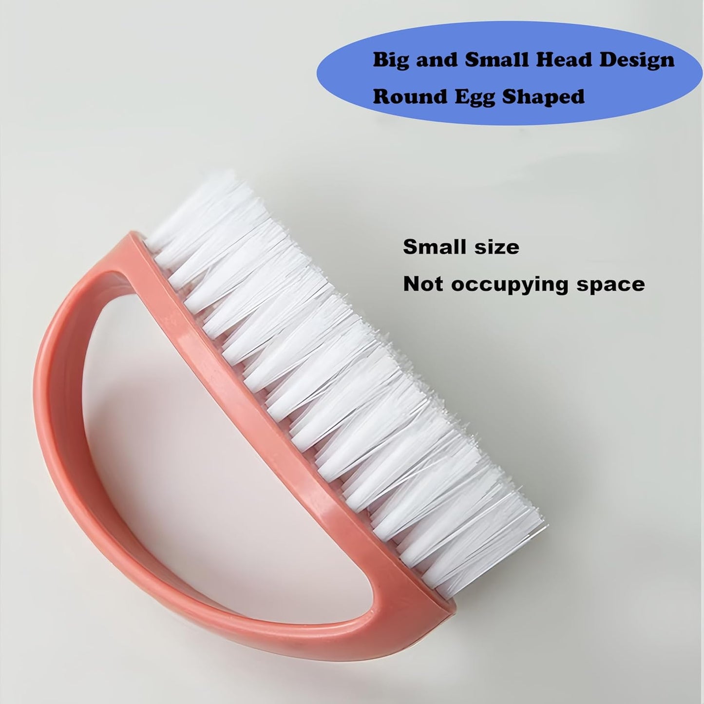 Small Scrub Brush for Cleaning - 4 Pack Scrubbing Brushes with Stiff Nylon Bristles Heavy Duty Cleaning Brush Multi-Purpose Scrub Brushes for Household Cleaning-Small Size
