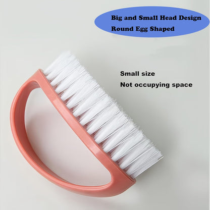 Small Scrub Brush for Cleaning - 4 Pack Scrubbing Brushes with Stiff Nylon Bristles Heavy Duty Cleaning Brush Multi-Purpose Scrub Brushes for Household Cleaning-Small Size