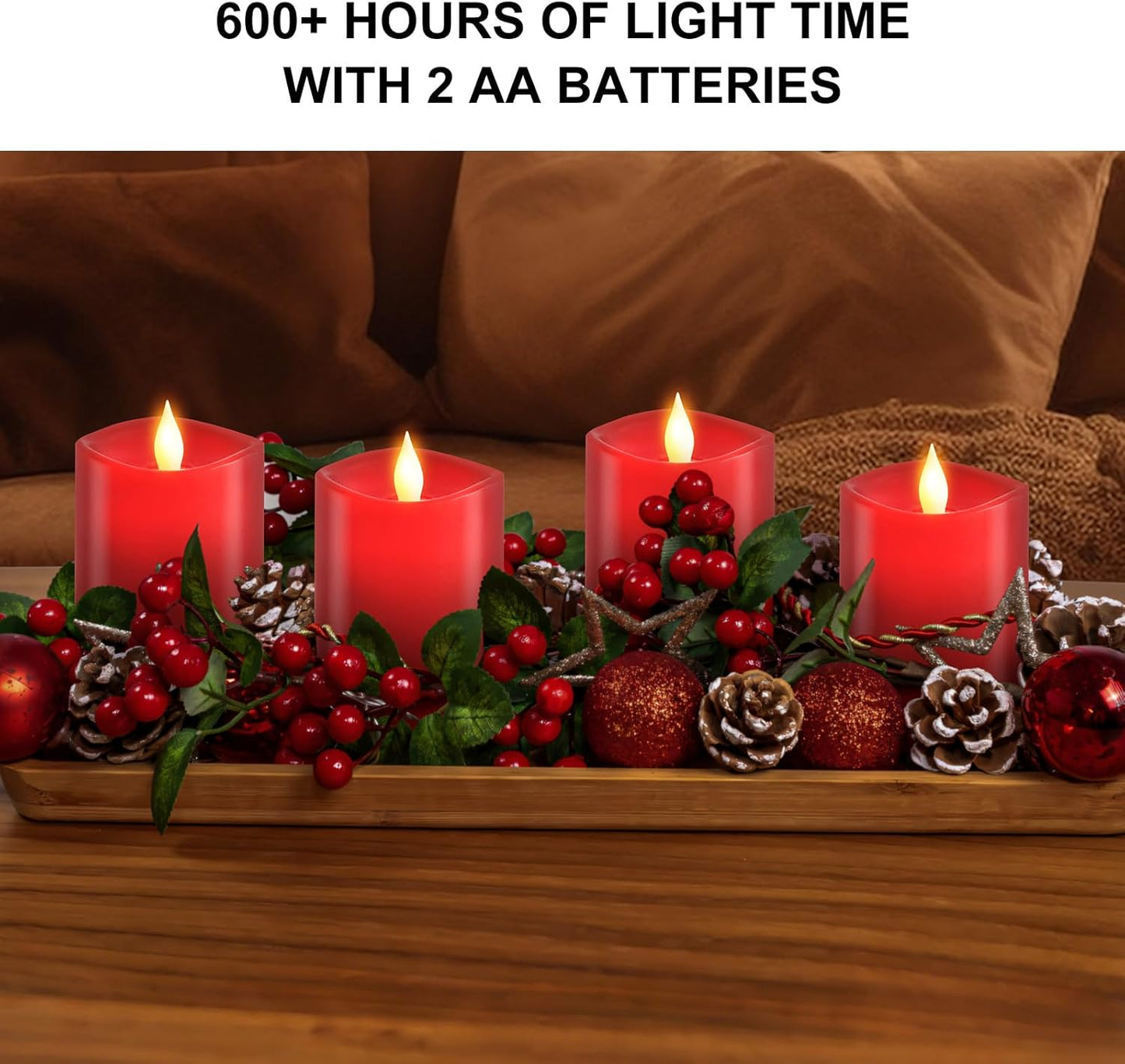 3x4 Flickering Flameless Candles Set of 3,Real Wax Pillar LED Candles,with Timer,4 inch Flameless Candles with Remote,for Party Wedding Holiday Home Decor,Ivory