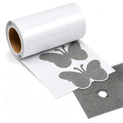 30 PCS Butterfly Window Screen Repair Patch Kit, Self-Adhesive Mesh Tape to Fix Holes and Tears on Window Screens and Screen Doors
