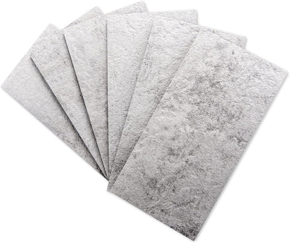 Art3d 102-Piece Peel and Stick Wall Tile for Kitchen Backsplash, Bathroom, Fireplace, 3in. × 6in. Stick on Subway Tile, Glossy White