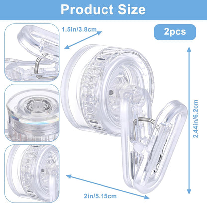 2PCS Dish Glove Clip with Suction Cup Rotatable Glove Holder Clip Removable Wall Mounted Hook for Kitchen Bathroom Office for Dish Gloves Documents Towels