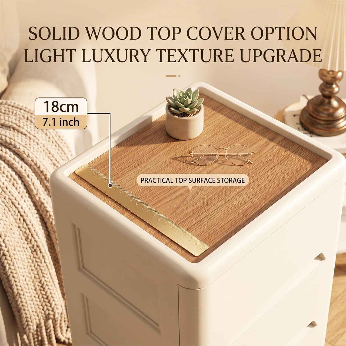 Slim Rolling Storage Cart for Narrow Gaps, 7-Tier Tall Narrow Storage Cabinet with Wheels, Space Saving Organizer for Kitchen, Bathroom, Laundry(A,30cm/11.8in 3-Tier)
