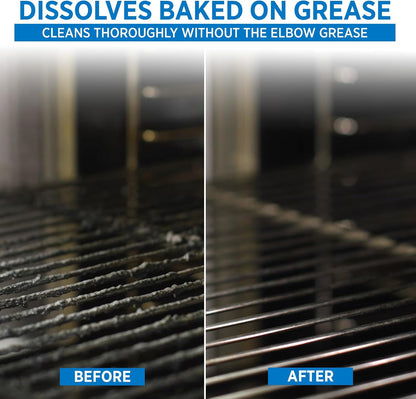 Zep Heavy-Duty Oven and Grill Cleaner - 19 oz (Case of 2) ZUOVGR19 - Dissolves Grease on Contact, on Burners, Grates and Drip Pans