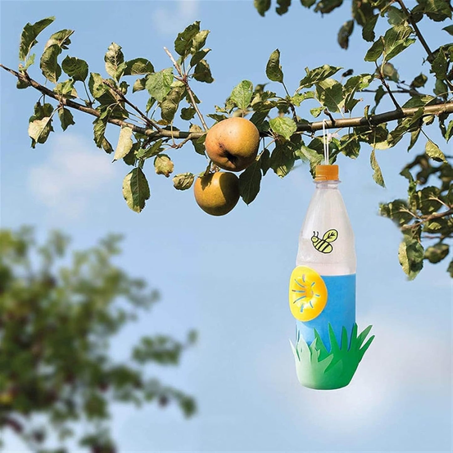 Wasp Trap 10Pack Indoor Outdoor Reusable Wasp Traps Hornet Hanging for Yellow Jackets Bee Catcher