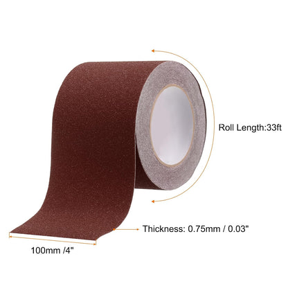 HARFINGTON Anti Slip Traction Tape 2" x 16.4ft Waterproof Non-Slip Grip Tape High Friction Weather Resistant Non Skid Stair Treads Tape for Indoor Outdoor Stair Steps, White