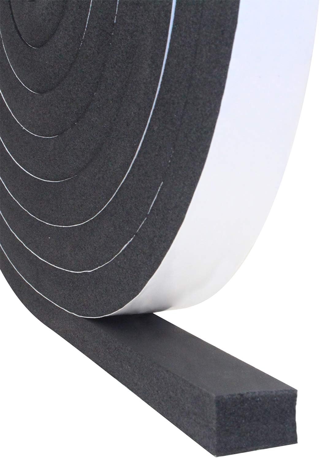 DGSL Foam Insulation Tape, 1/2In x 1/4In x 33Ft Weather Stripping Door Seal Strip for Doors and Windows,Sliding Door,Sound Proof Soundproofing Door Seal,Weatherstrip,Air Conditioning Seal Strip