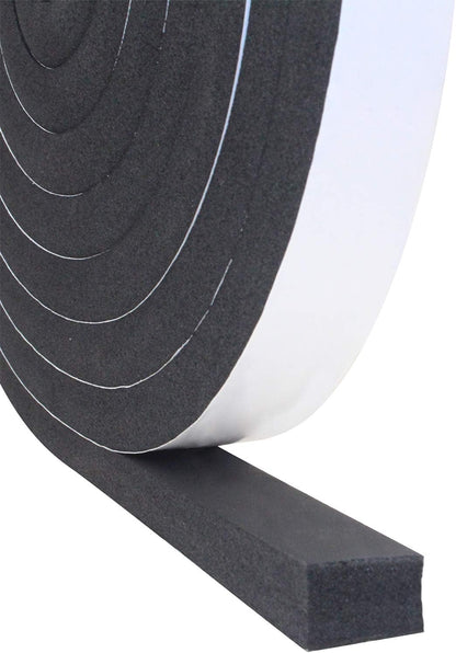 DGSL Foam Insulation Tape, 1/2In x 1/4In x 33Ft Weather Stripping Door Seal Strip for Doors and Windows,Sliding Door,Sound Proof Soundproofing Door Seal,Weatherstrip,Air Conditioning Seal Strip