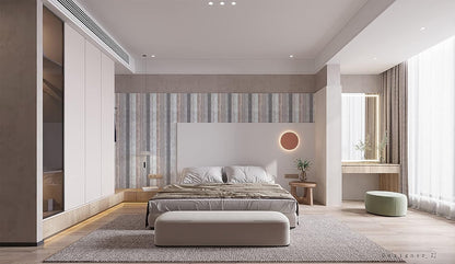Dimoon 17.3" X 78.7" Peel and Stick Wallpaper Floral Contact Paper Boho Beige White Renter Friendly Natural Wall Paper Waterproof Removable Self Adhesive Wallpaper for Bedroom Livingroom Vinyl Roll