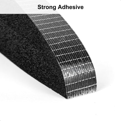 Weather Stripping Door Seal Strip, 1 in x 1 in, AC Insulation Tape, Strong Adhesive, High Reslilience, Weatherproof, Reduce Noise, Gap Filler, Foam Insulation Tape for Doors and Windows