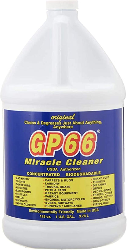 GP66 Green Miracle Cleaner Super Size (32 oz) – Powerful American Made All-Purpose Cleaner, Heavy Duty Concentrated Formula Cleans Kitchens, Bathrooms, Laundry, Ovens, Floors, Engines & More