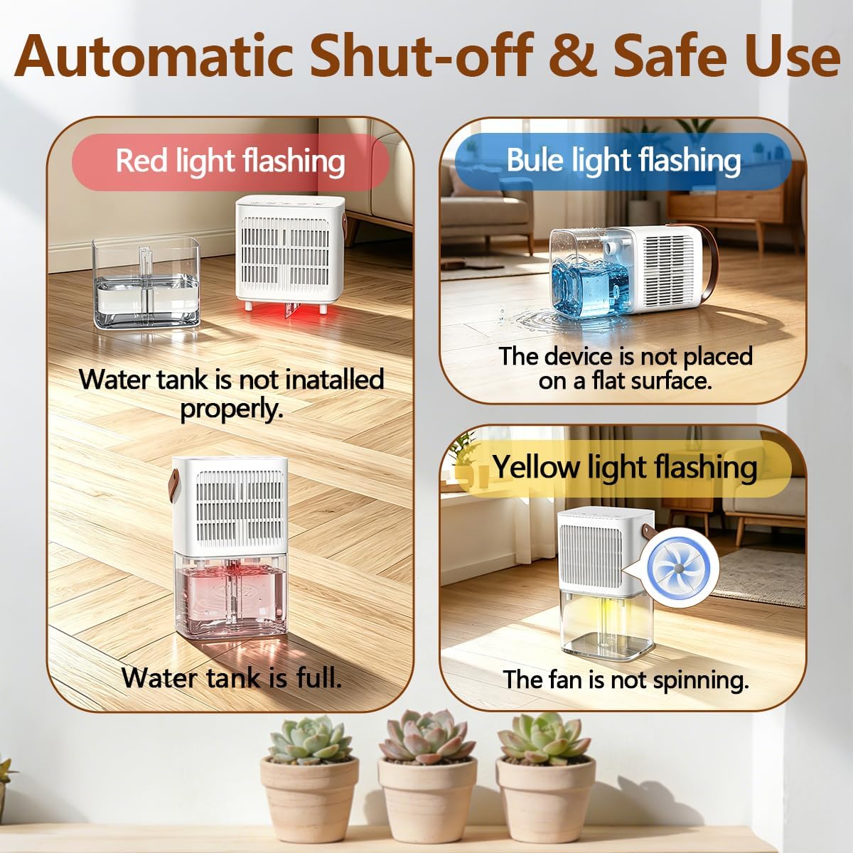 Newo Dehumidifier 60oz Small Dehumidifier for Home 430 Sq.Ft Quiet Dehumidifier with 10 Color Lights&Auto Shut Off 3 Modes 5 Timers Portable Dehumidifier for Basement Bathroom Bedroom RV