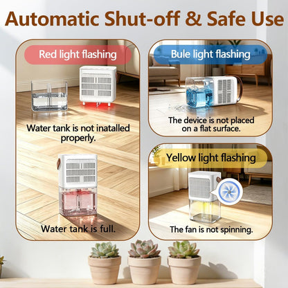 Newo Dehumidifier 60oz Small Dehumidifier for Home 430 Sq.Ft Quiet Dehumidifier with 10 Color Lights&Auto Shut Off 3 Modes 5 Timers Portable Dehumidifier for Basement Bathroom Bedroom RV