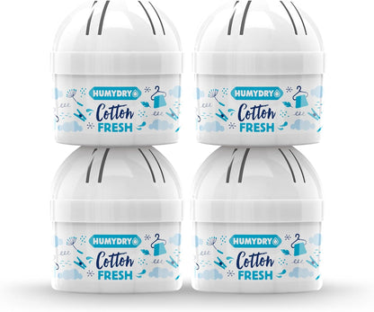HUMYDRY Moisture Absorber Device, Mini Pack of 12 2.6oz, Up to 500 Days of Moisture and Humidity Control, Fights Summer Humidity, Green Apple Air Freshener, Small Space Dehumidifier, Non Electric