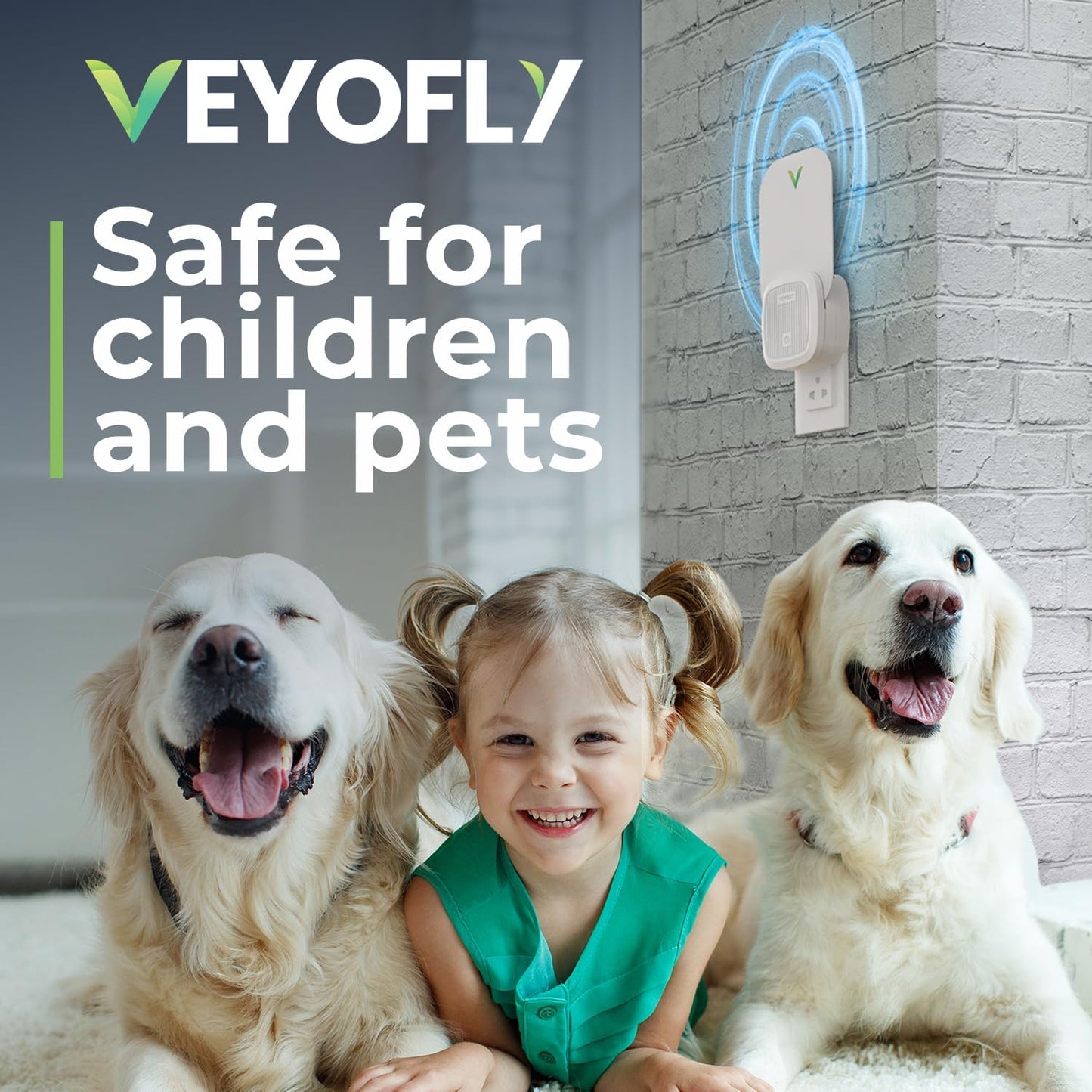 VEYOFLY Fruit Fly Traps for Indoors (2 Device + 4 Refills), Gnat Trap Indoor Plug in, Bug Traps, Flying Insect Trap, Gnat Traps for House Indoor, Fly Trap Indoor for Home Bug Light, Gnats Catcher