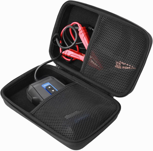 Protective Travel Carrying Case Compatible With Car Battery Tester 12V 24V 100-2000CCA Lead-Acid TOPDON BT300P BT200 Alternator Tester(Only Case)