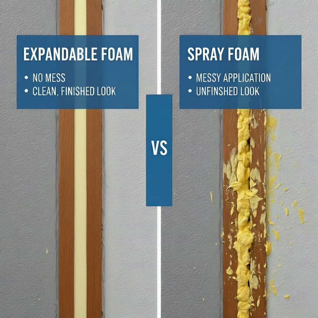 VelTherm Self-Adhesive Foam Weather Stripping for Doors & Windows - Seal Drafts, Noise, Dust & Light - Insulating Tape for AC Efficiency in Summer & Warmth in Winter - Easy Cut, 13Ft, Yellow