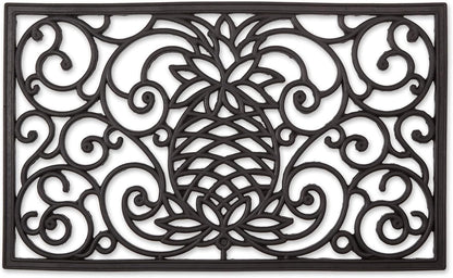 DII Rubber Doormats Collection All Weather, 18x30, Lattice
