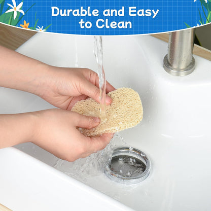 4pcs Soap Lifting Pad for Bar Soap,Beige Non-Slip Soap Saver Pads Self Draining Soap Bars Holder Pads for Kitchen Bathroom Travel Hotel Shower Cleaning Supplies
