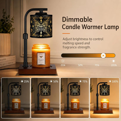 mocosa Candle Warmer Lamp with Adjustable Height Dimmable for New Home Decor Electric Candle Warmer for Jar Candles Birthday Gifts for Women Mom(Hummingbird)