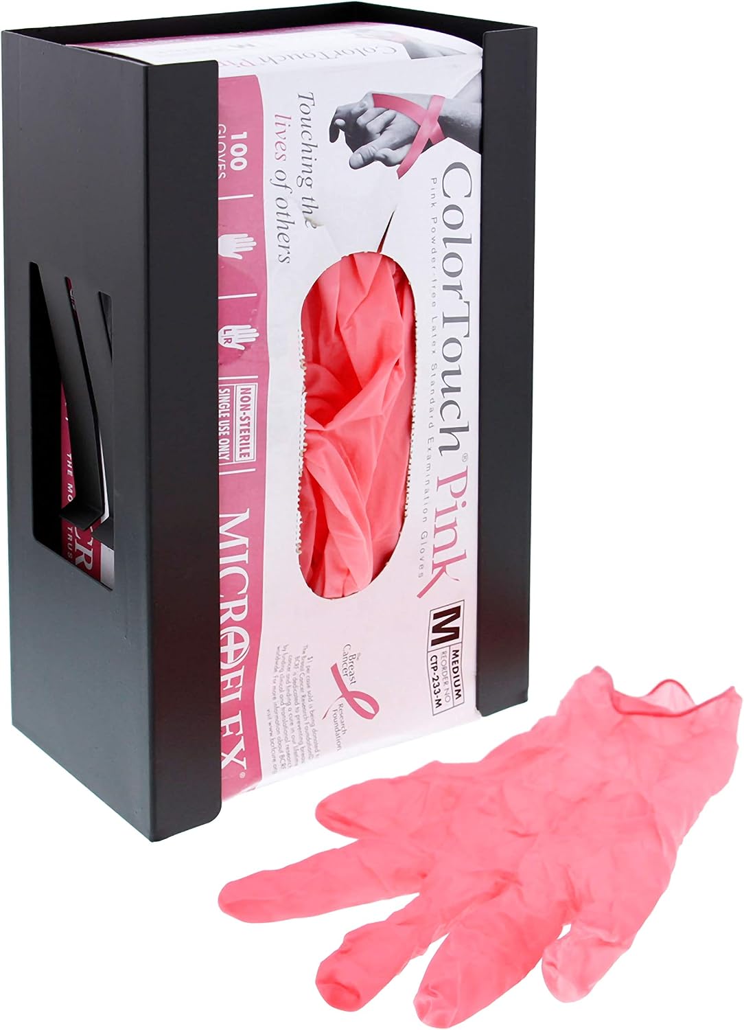 TCP Global Glove Holder for Wall Mount (Pack of 3), Glove Dispenser, Tissue Box Holder for Wall Mount, Magnetic Latex Gloves Dispenser