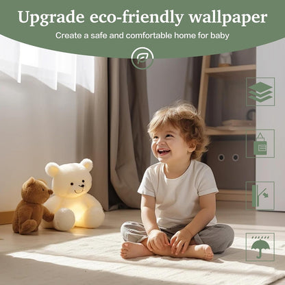 Dimoon 17.7''x118'' Peel and Stick Wallpaper White Contact Paper for New Environmentally Friendly Materials Thickening Upgrade Embossed Renter Friendly Wall Paper Modern Vinyl Wrap Countertop Bedroom