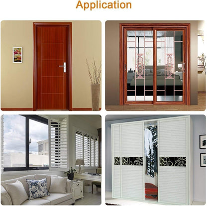 CloudBuyer Door Weather Stripping, Soundproof Insulation Seal Strip for Windows with Self-Adhesive Protection (White, 33Ft)