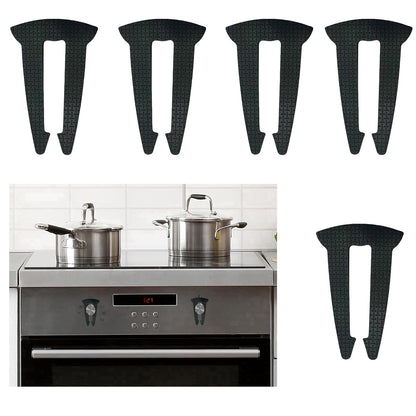 5 Pack Gas Stove Knob Locks for Toddler Safety, Silicone Childproof Oven Knob Locks,Stove Knob Safety Covers,Heat Resistant Stove Safety Locks for Kids & Pets, Prevent Accidental Touch, Black