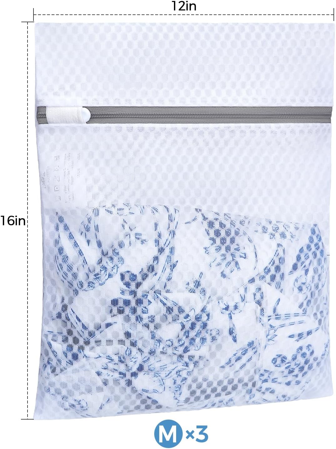 BAGAIL Laundry Bags Mesh Wash Bag for Intimates Lingerie and Delicates, 5Pcs (1XL,2L,2M)