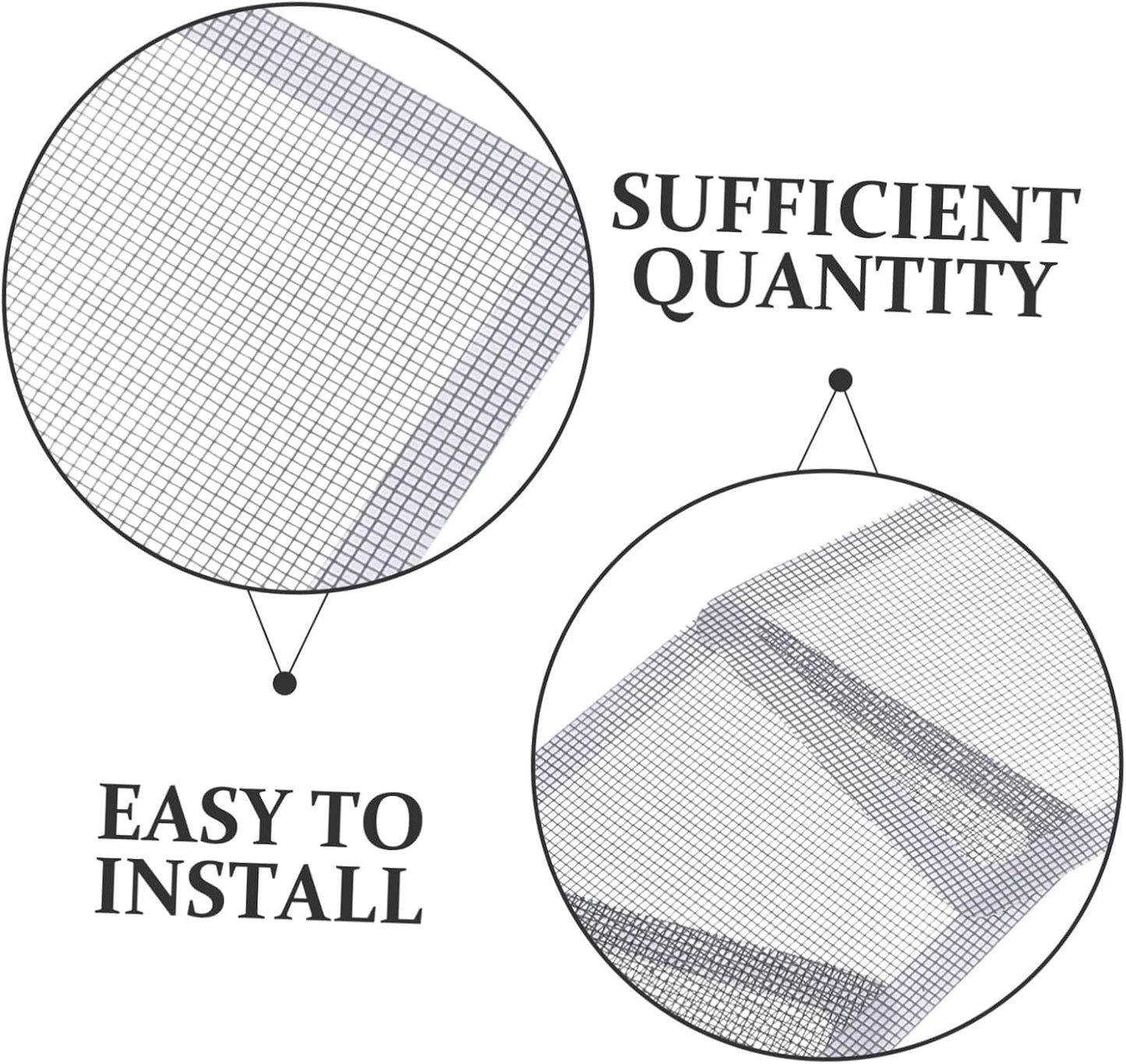 Window Screen Repair Patch Kit Adhesive Patch Pads for Holes Door Screen Mesh Tape